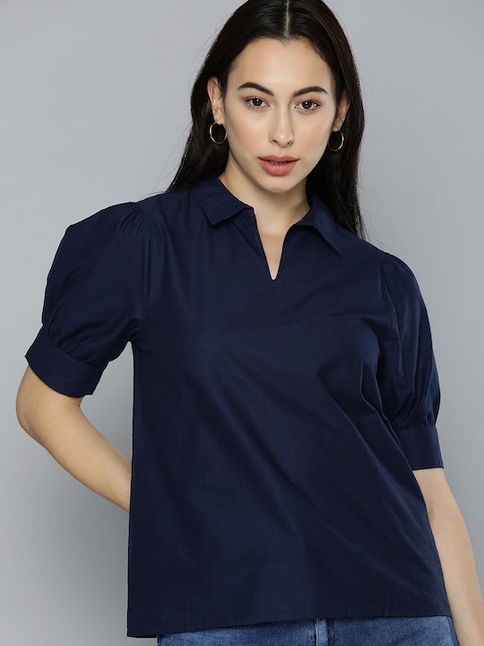 Chemistry Women Pure Cotton Regular Top