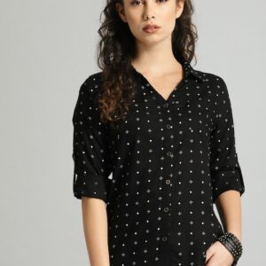 Roadster Women Classic Printed Casual Shirt