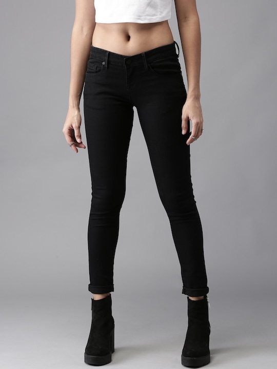 HERE&NOW Women Skinny Fit Stretchable Jeans