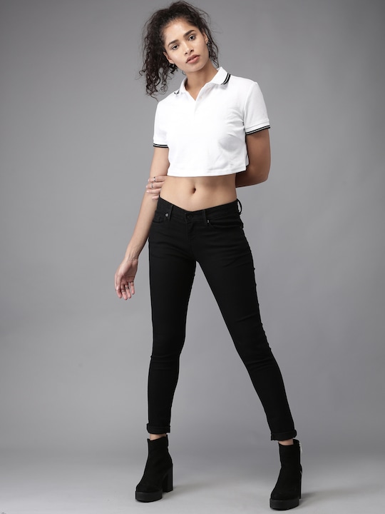 HERE&NOW Women Skinny Fit Stretchable Jeans