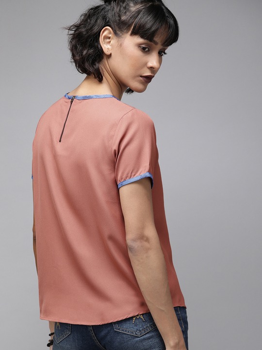 Roadster Women Coloured Solid Regular Top