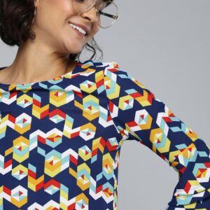 HERE&NOW Women Geometric Printed Top