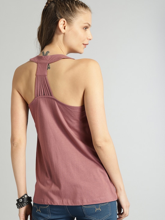 Roadster Women Coloured Solid Tank Top