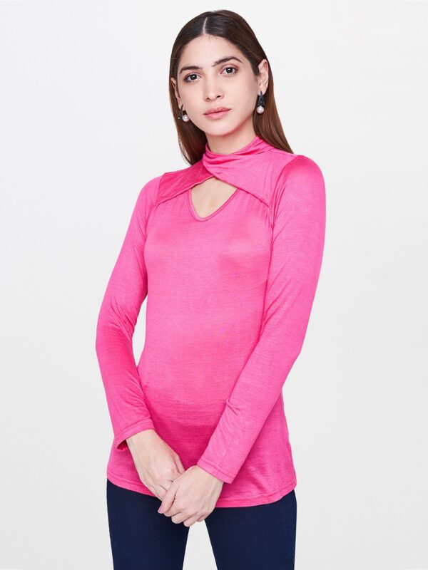 AND  Casual Regular Sleeves Solid Women Top