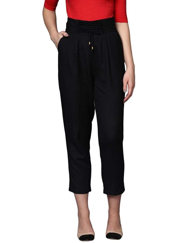 STREET9 Women Lace-Up Cigarette Pants