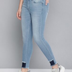 Mast & Harbour Women Skinny Fit Mid-Rise Jeans