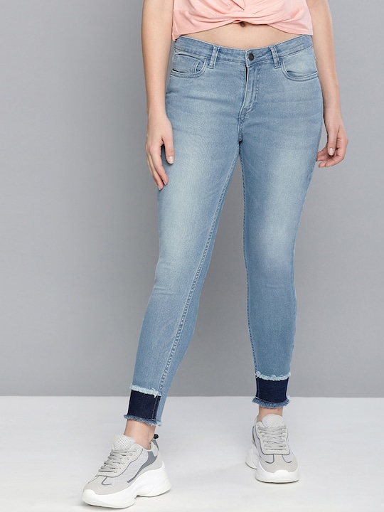 Mast & Harbour Women Skinny Fit Mid-Rise Jeans