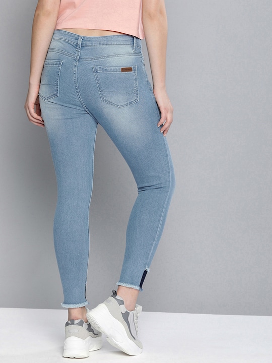 Mast & Harbour Women Skinny Fit Mid-Rise Jeans