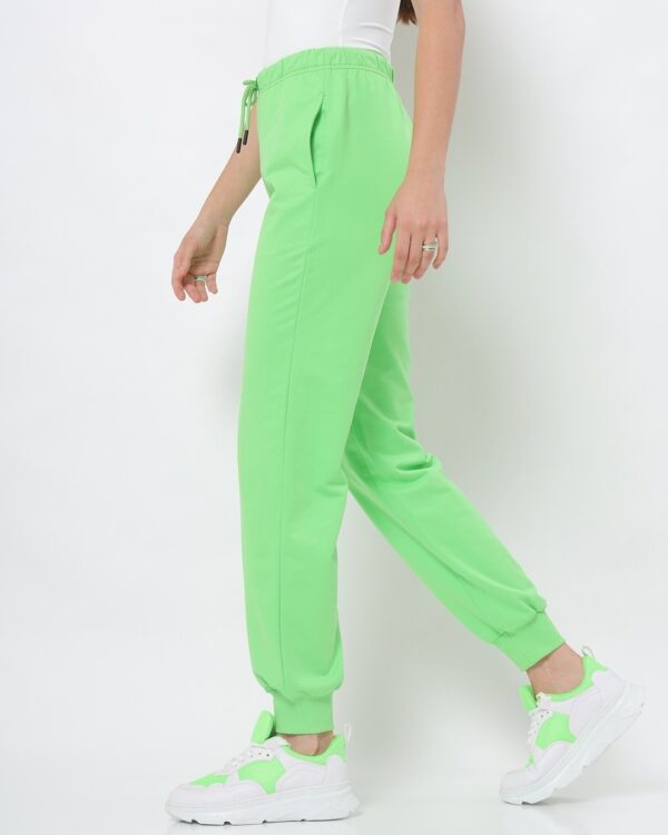 Bewakoof Chilled Out Green High Waist Jogger