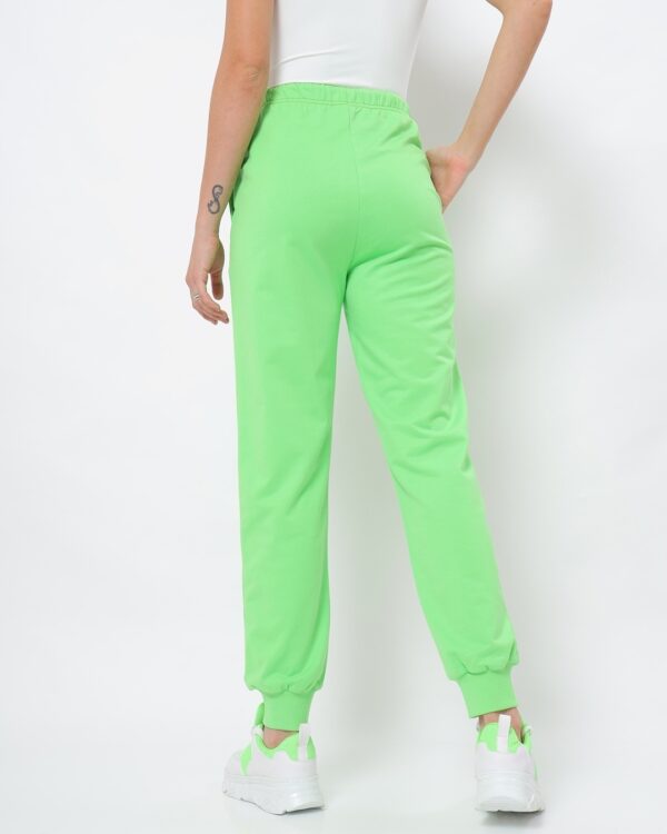 Bewakoof Chilled Out Green High Waist Jogger