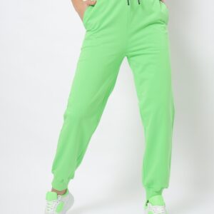 Bewakoof Chilled Out Green High Waist Jogger