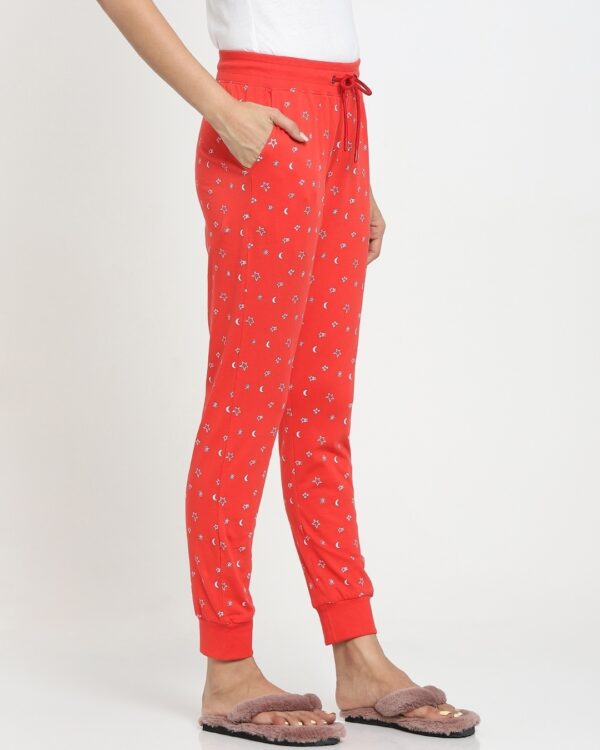 Bewakoof Women Red Lounge Joggers