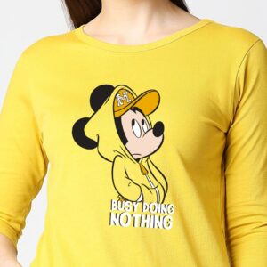 Bewakoof Busy Doin Nothing 3/4 Sleeves T-Shirt