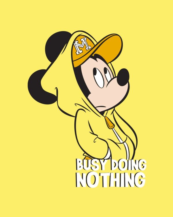 Bewakoof Busy Doin Nothing 3/4 Sleeves T-Shirt