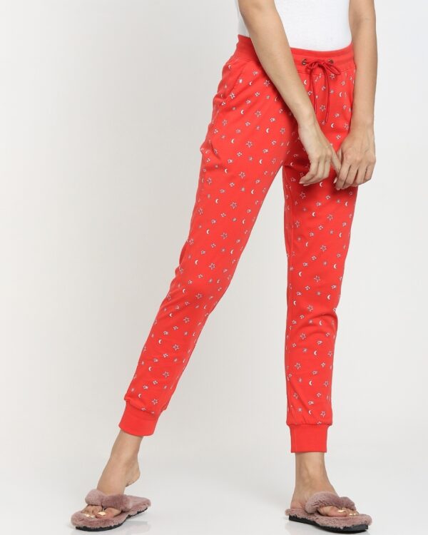 Bewakoof Women Red Lounge Joggers