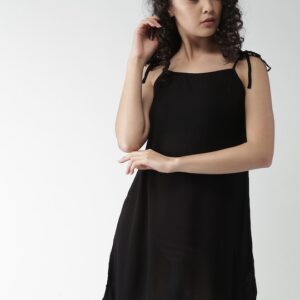 FOREVER 21 Women Solid A-Line Dress