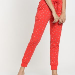 Bewakoof Women Red Lounge Joggers