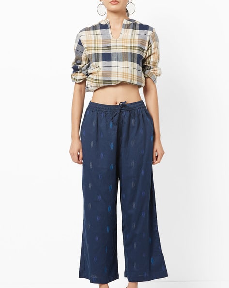 RANGRITI Printed Culottes with Insert Pockets