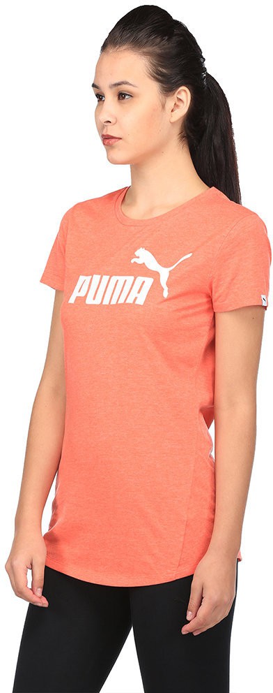 Puma Solid Women Round Neck T-Shirt