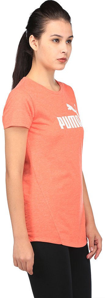 Puma Solid Women Round Neck T-Shirt