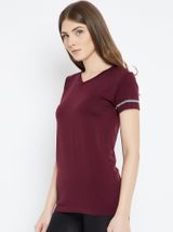 C9 Airwear Women"s Maroon Active T-Shirt