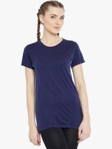 C9 Airwear Blue Active T-Shirt For Women