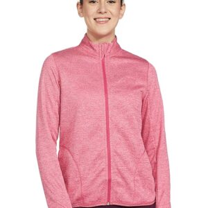 Enamor Essentials E111 Womens Slim Fit Fleece Jacket - Grey