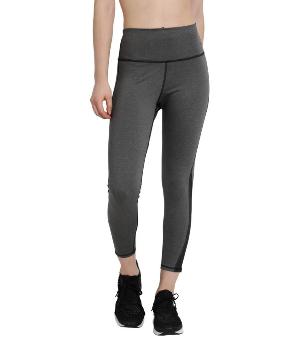 Enamor Athleisure E040 High Waisted 7/8 Dry Fit Printed Hugged Track Pant