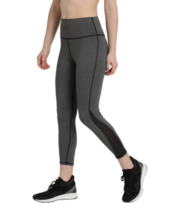 Enamor Athleisure E040 High Waisted 7/8 Dry Fit Printed Hugged Track Pant