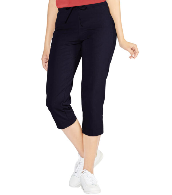 Enamor Essentials E018 Stretch Cotton Lounge Capri Pants