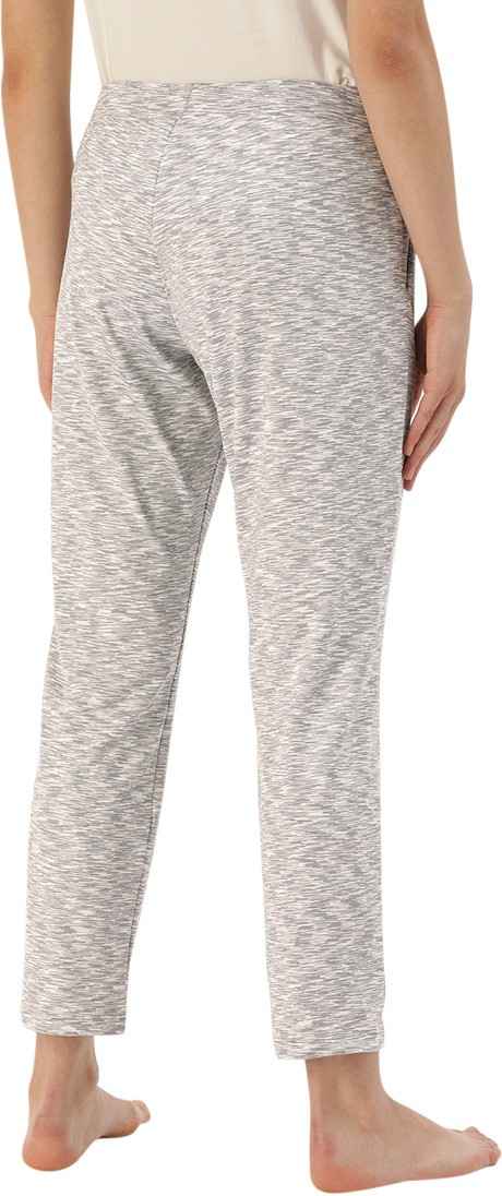 Enamor Dry Fit, Mid-Rise Smart Active Travel Women Solid Grey Track Pants