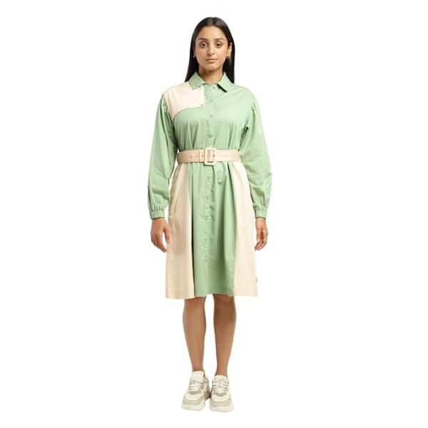 Levi"s Women"s Cotton A-Line Knee-Length Dress