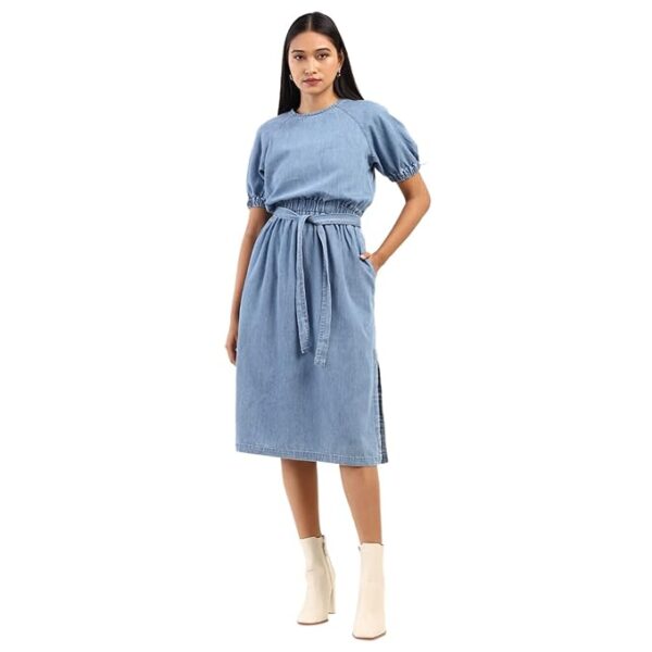 Levi"s Women"s Nylon A-Line Maxi Casual Dress