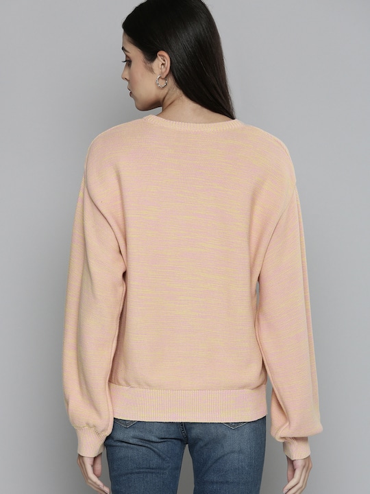 Levis Women Round Neck Pure Cotton Sweatshirt