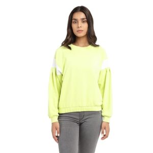 Levi"s Women"s Colourblocked Crew Neck Sweatshirts