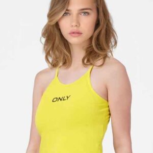 Only Logo Printed Crop Top For Women