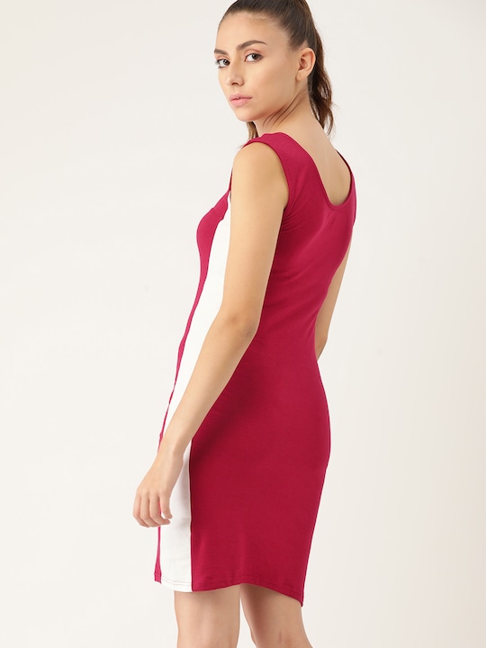 DressBerry Women Sheath Dress with Cut-Out Detail