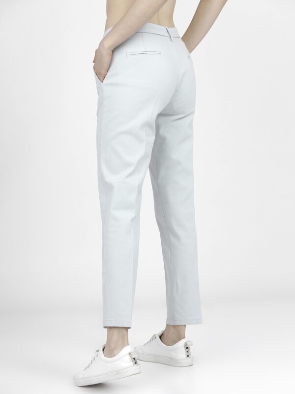 Tokyo Talkies Women Tapered Cotton Blend Trousers