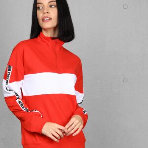 METRONAUT Full Sleeve Color Block Women Sweatshirt