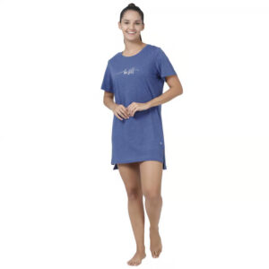 Enamor Essentials E061 Women Night Dress Cotton Tunic Tee