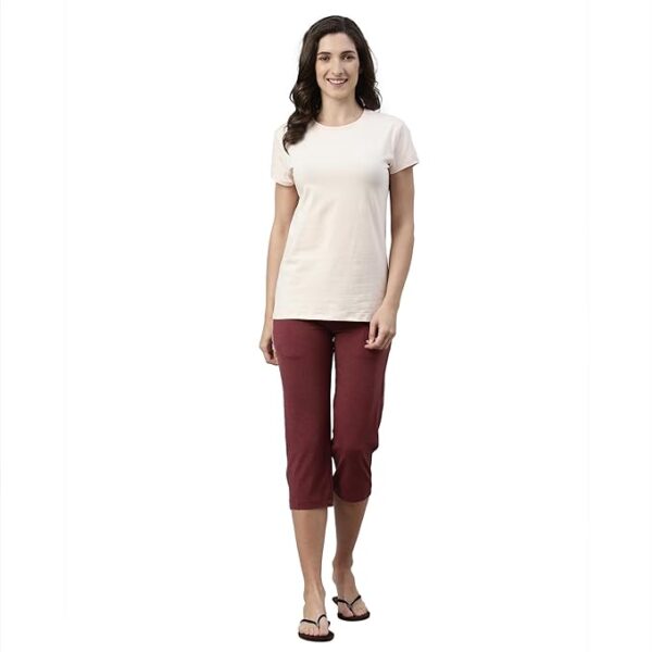 Enamor Essentials Stretch Cotton Lounge Capris