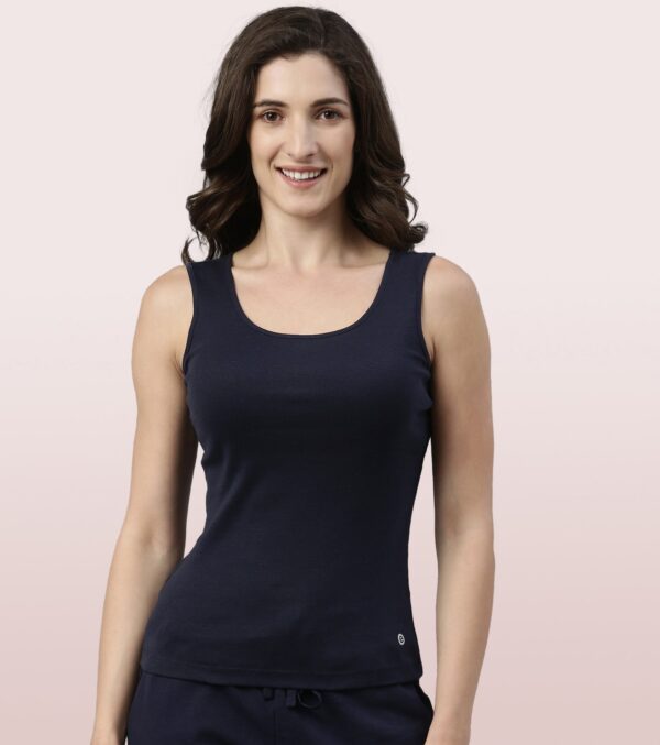 Enamor E025 100% Cotton Tank Top