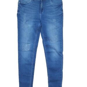 Bare Denim Women"s Skinny Fit High Rise Cropped Jeans