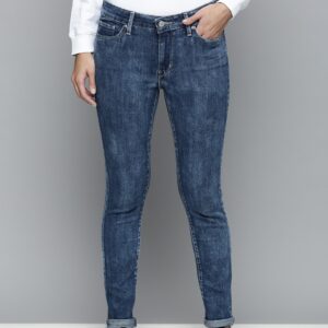 LEVI"S 711 Women Skinny Mid Rise Blue Jeans