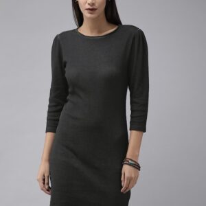 Roadster Black Sheath Dress