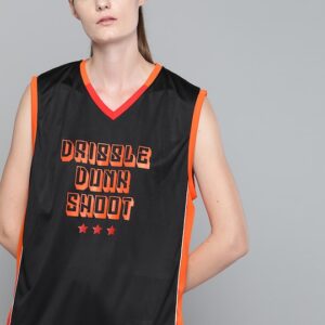 HRX Women Typographic Basketball T-shirt