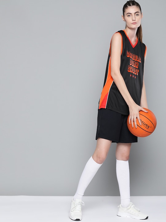 HRX Women Typographic Basketball T-shirt