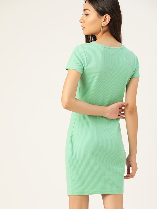 DressBerry Ribbed Sheath Dress