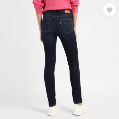 LEVI"S 710 Women Super Skinny Mid Rise Jeans