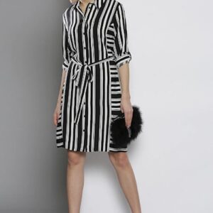 DOROTHY PERKINS Women Striped Shirt Dress